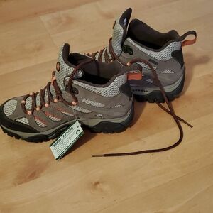 Merrell Gray and Orange Outdoor Boots